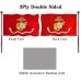 Double-Sided US Marine Corps Military Flags 3x5 FT Outdoor