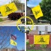 Double Sided Gadsden Dont Tread On Me Flag 3x5 Outdoor